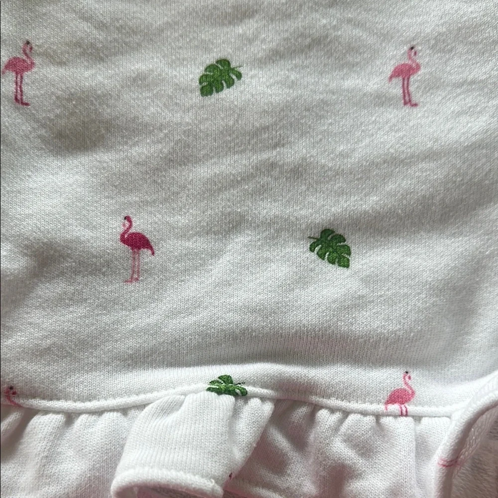 Janie and Jack White and Pink Ruffled Diaper Covers